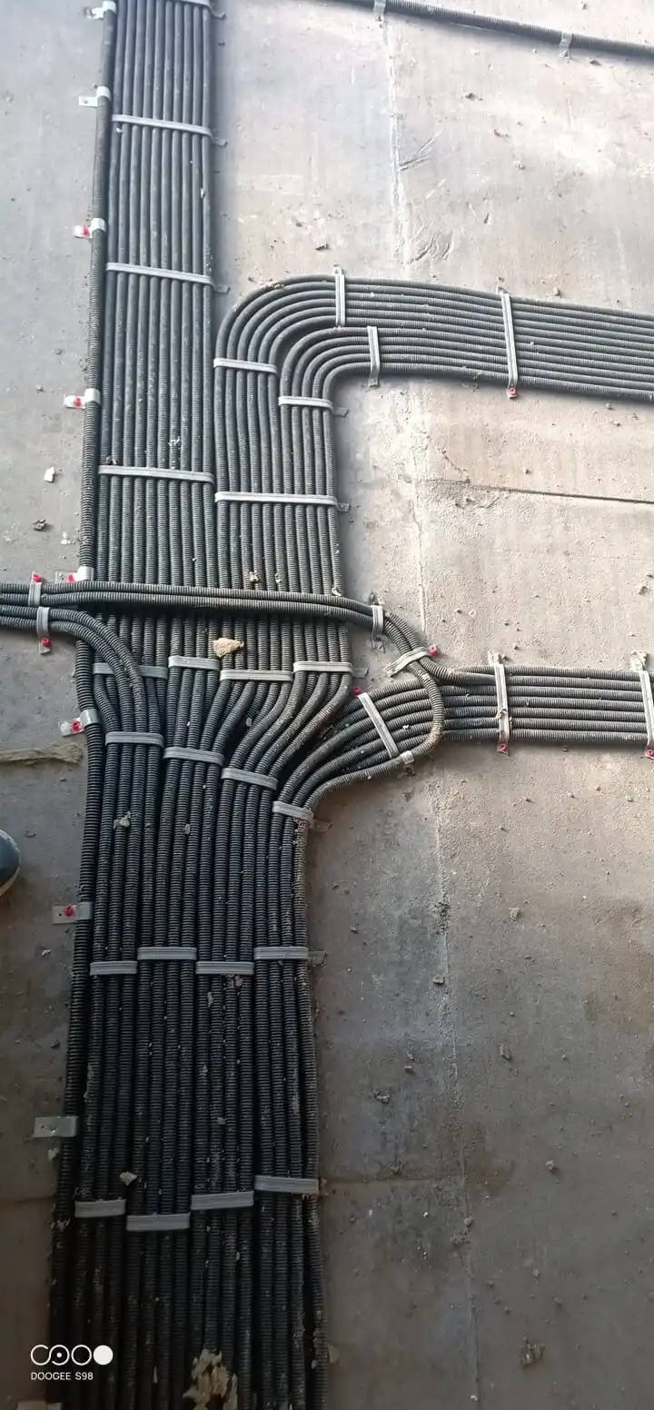 Leerrohre Wandverlegung Neubau